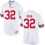 NCAA Ohio State Buckeyes Men's #32 Luciano Bican White Nike Football College Jersey QVF6645YK